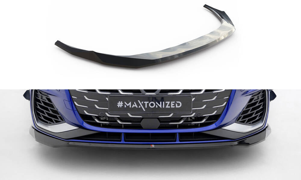 MAXTON DESIGN Front Splitter V.2 Audi A3 S-Line Sedan / S3 Sedan 8Y Facelift