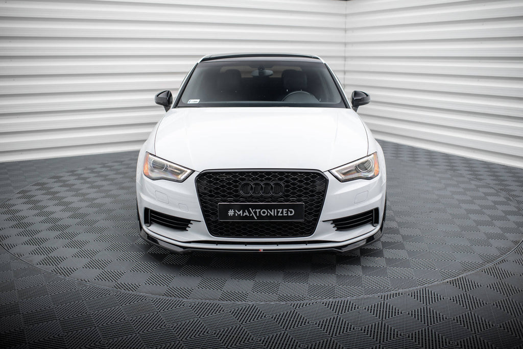 MAXTON DESIGN Front Splitter V.2 Audi A3 Sedan 8V