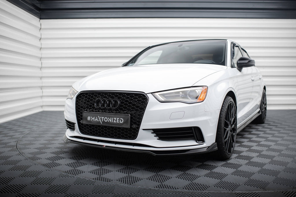 MAXTON DESIGN Front Splitter V.2 Audi A3 Sedan 8V
