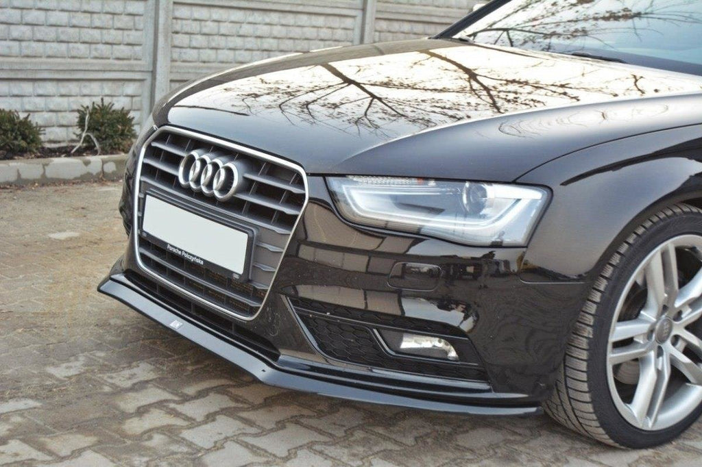 MAXTON DESIGN FRONT SPLITTER V.2 AUDI A4 B8 FL