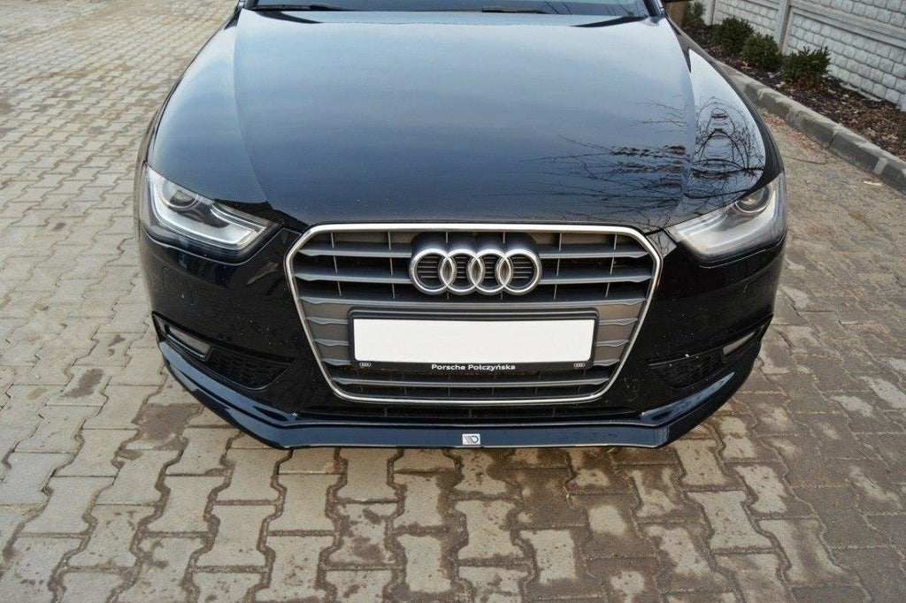 MAXTON DESIGN FRONT SPLITTER V.2 AUDI A4 B8 FL