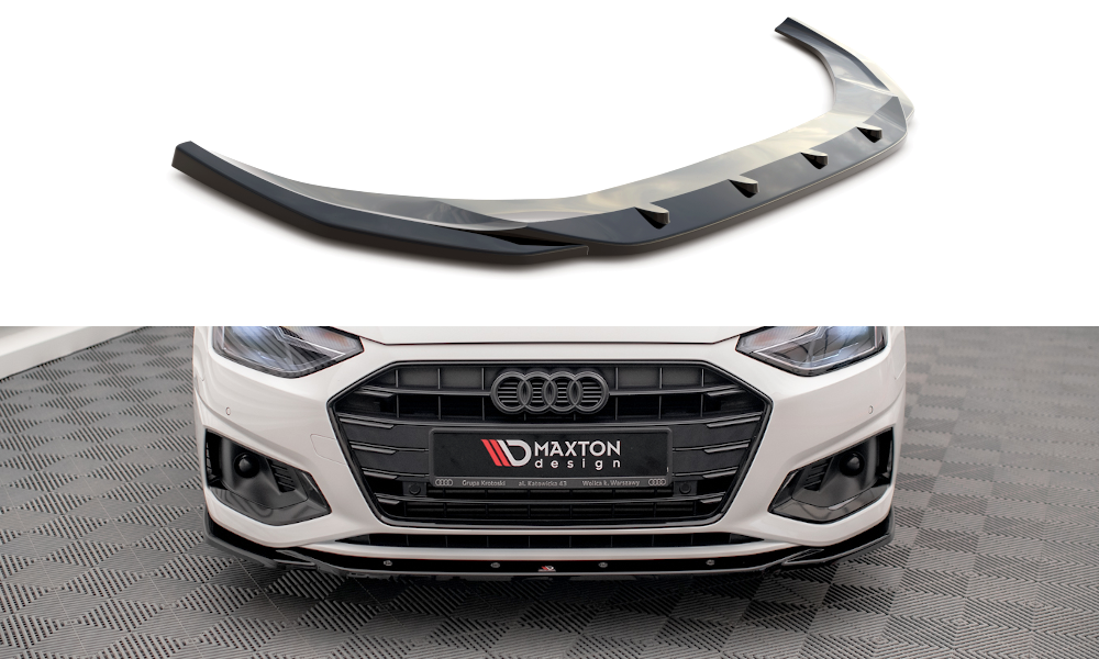 MAXTON DESIGN FRONT SPLITTER V.2 AUDI A4 B9 FACELIFT