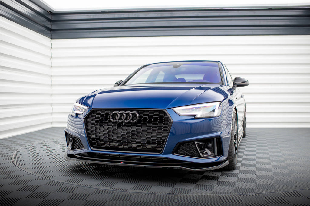 MAXTON DESIGN FRONT SPLITTER V.2 AUDI S4 / A4 S-LINE (US MY2019)