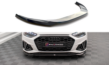 Load image into Gallery viewer, MAXTON DESIGN FRONT SPLITTER V.2 AUDI A4 S-LINE / S4 B9 FACELIFT