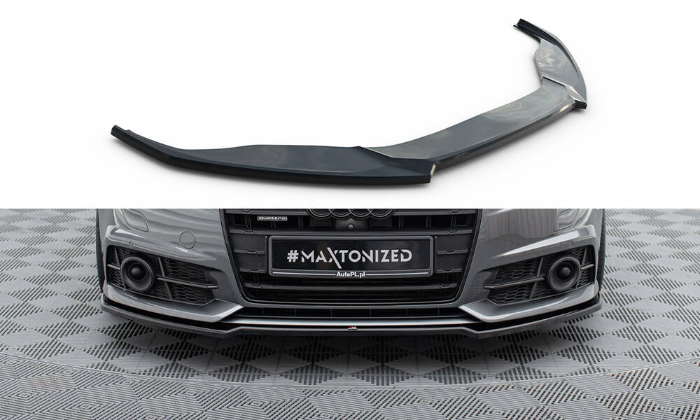 MAXTON DESIGN FRONT SPLITTER AUDI S6 / A6 S-LINE C7 FL