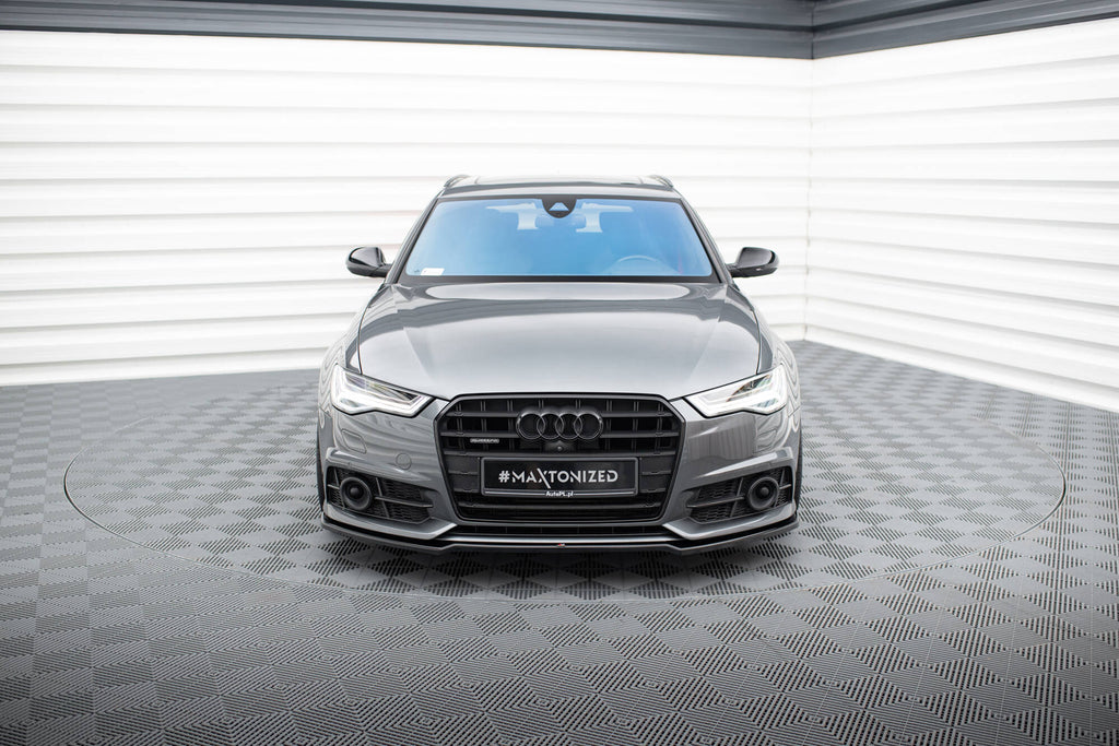MAXTON DESIGN FRONT SPLITTER AUDI S6 / A6 S-LINE C7 FL