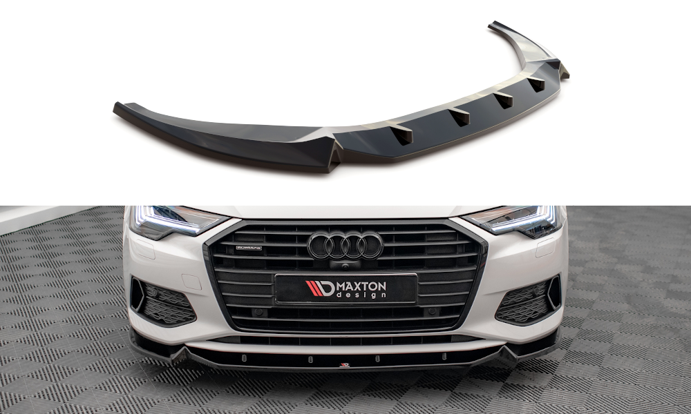 MAXTON DESIGN FRONT SPLITTER V.2 AUDI A6 C8