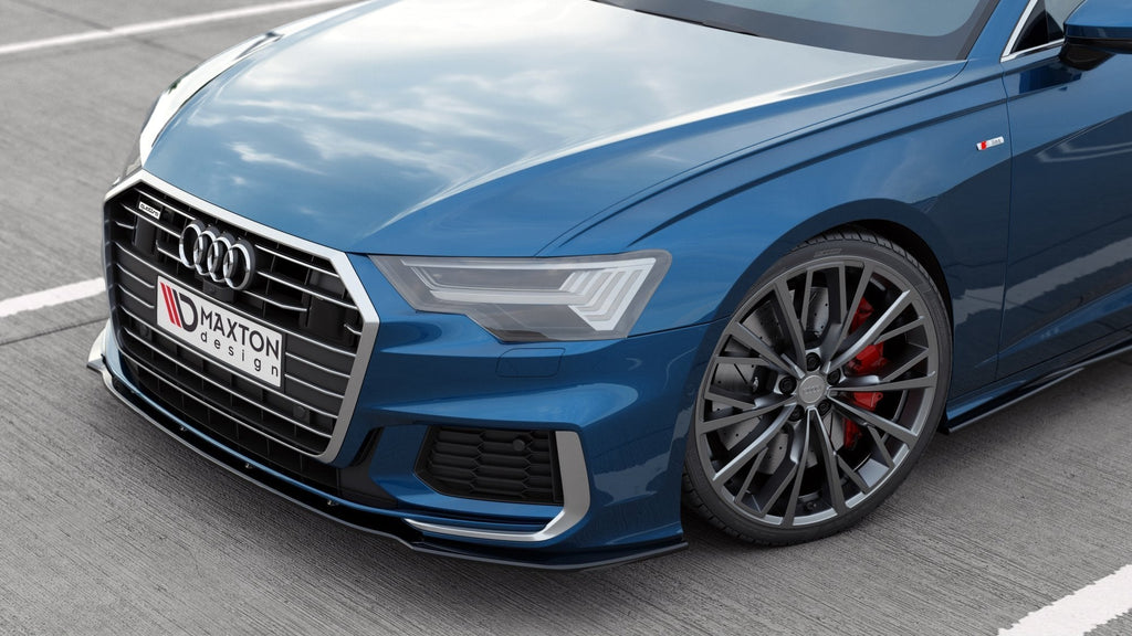 MAXTON DESIGN FRONT SPLITTER V.2 AUDI A6 S-LINE / S6 C8