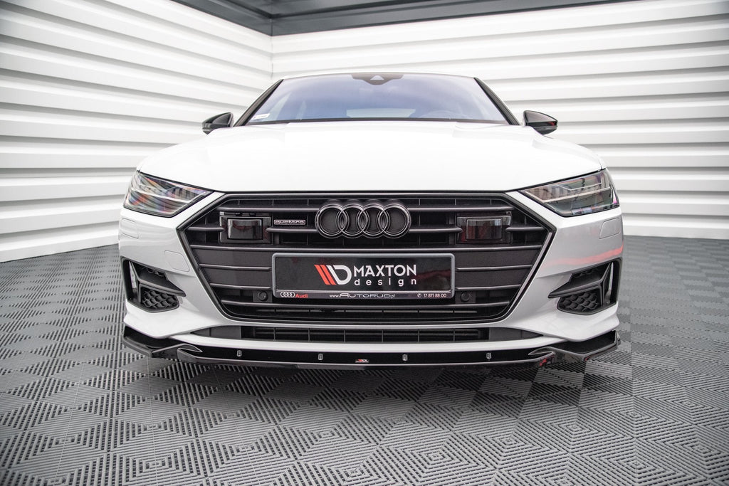 MAXTON DESIGN FRONT SPLITTER V.2 AUDI A7 C8