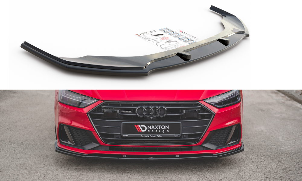 MAXTON DESIGN FRONT SPLITTER V.2 AUDI S7 / A7 C8 S-LINE