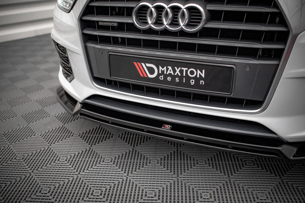 MAXTON DESIGN FRONT SPLITTER V.2 AUDI Q3 S-LINE 8U FACELIFT