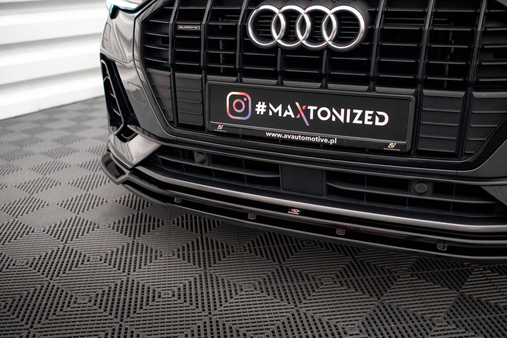 MAXTON DESIGN FRONT SPLITTER V.2 AUDI Q3 S-LINE F3