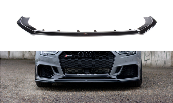 MAXTON DESIGN FRONT SPLITTER V.2 AUDI RS3 8V FL SEDAN – New German