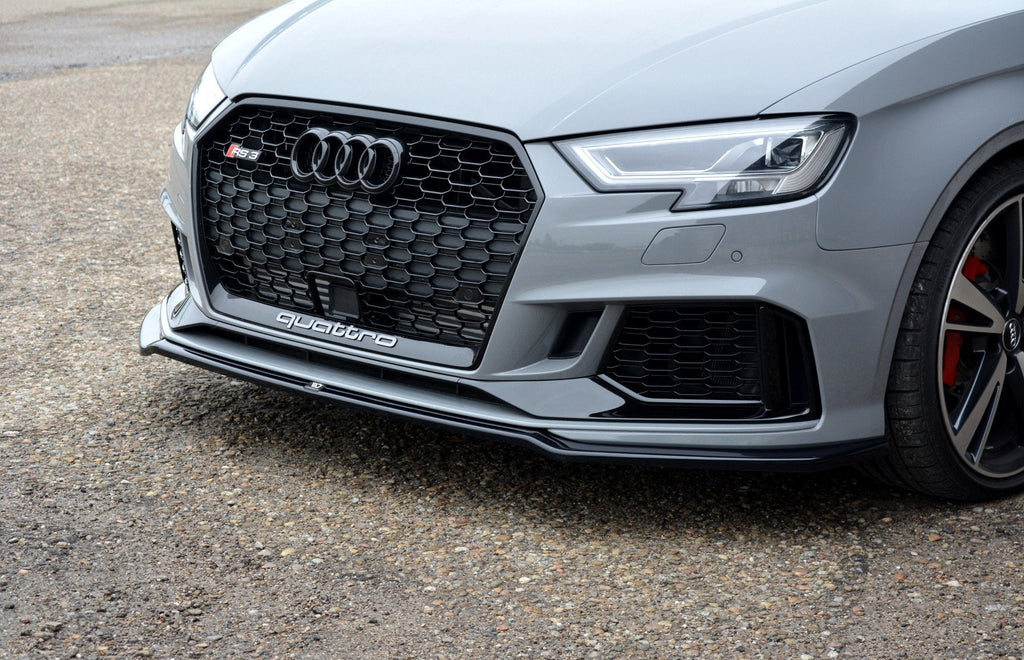 MAXTON DESIGN FRONT SPLITTER V.2 AUDI RS3 8V FL SEDAN