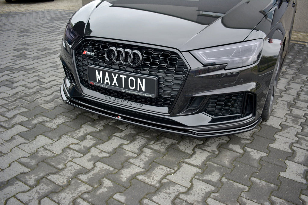 MAXTON DESIGN FRONT SPLITTER V.2 AUDI RS3 8V FL SPORTBACK