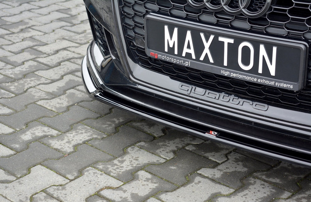 MAXTON DESIGN FRONT SPLITTER V.2 AUDI RS3 8V FL SPORTBACK