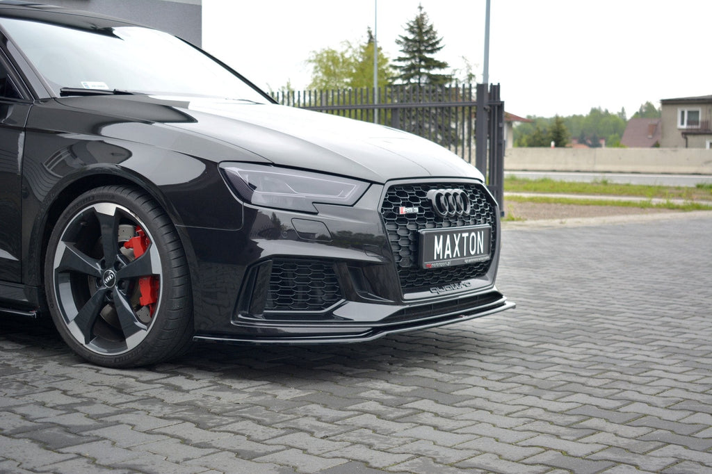 MAXTON DESIGN FRONT SPLITTER V.2 AUDI RS3 8V FL SPORTBACK