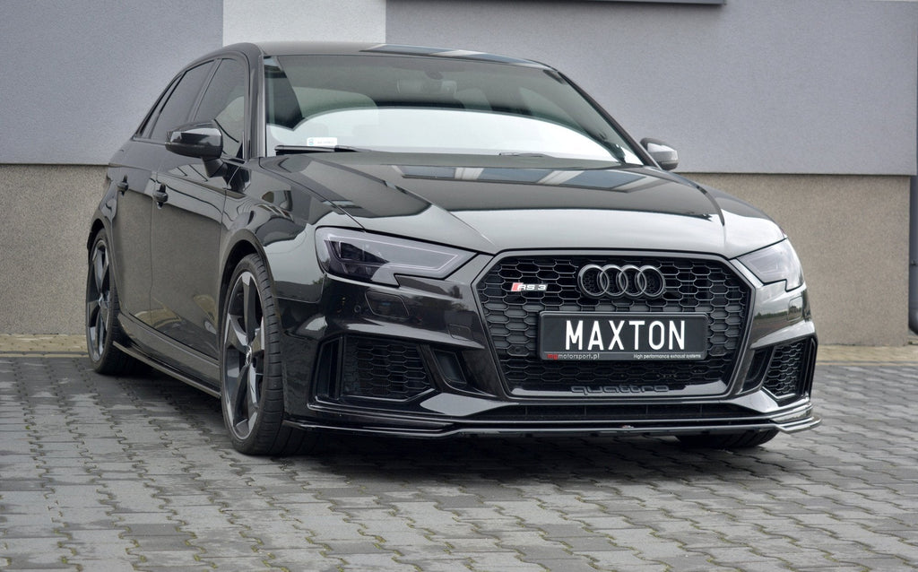 MAXTON DESIGN FRONT SPLITTER V.2 AUDI RS3 8V FL SPORTBACK