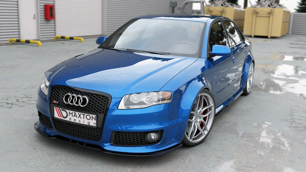 MAXTON DESIGN FRONT SPLITTER V.2 AUDI RS4 B7