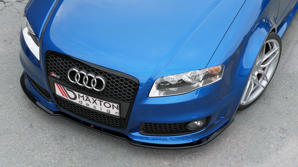 MAXTON DESIGN FRONT SPLITTER V.2 AUDI RS4 B7