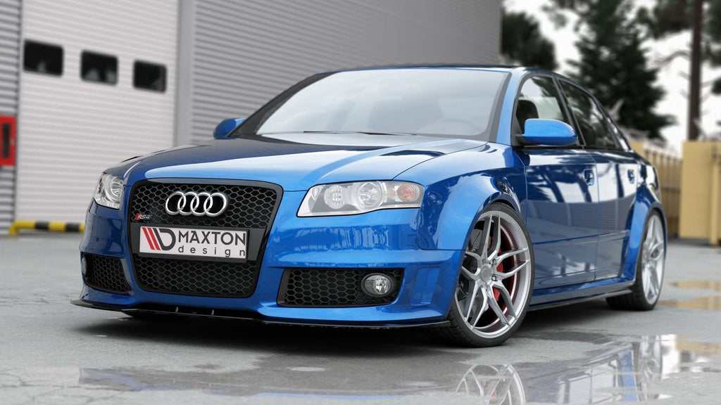 MAXTON DESIGN FRONT SPLITTER V.2 AUDI RS4 B7