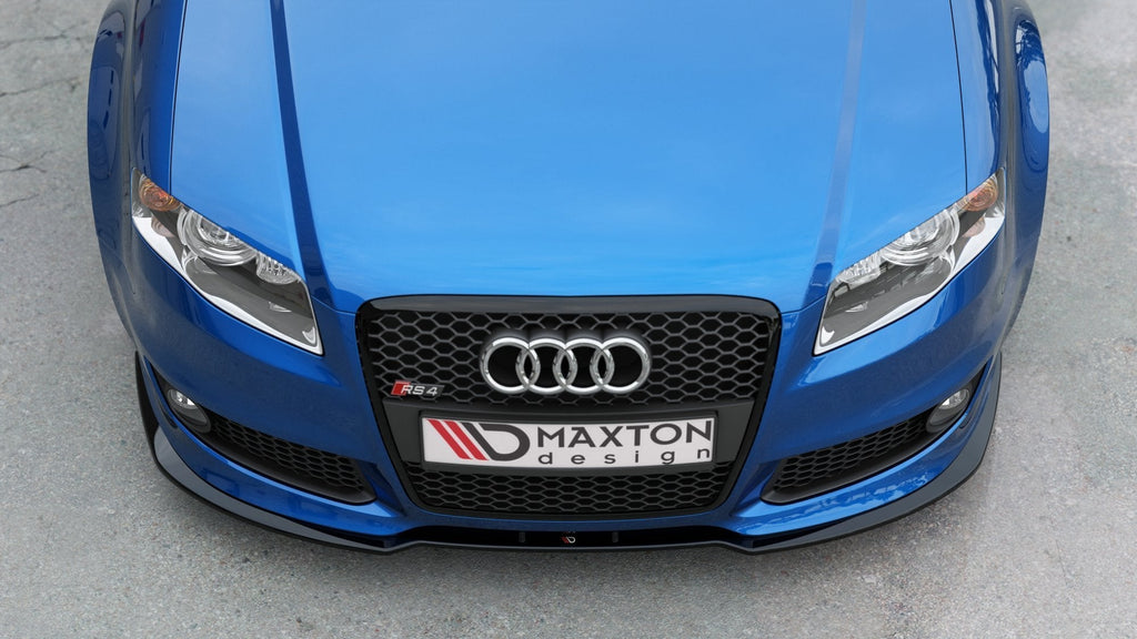 MAXTON DESIGN FRONT SPLITTER V.2 AUDI RS4 B7