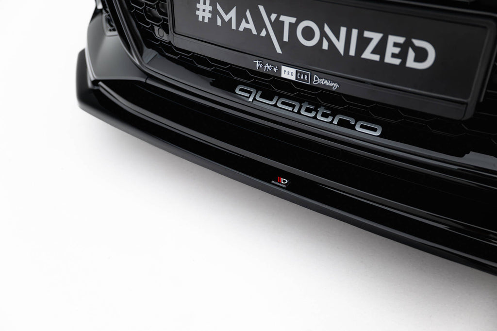 MAXTON DESIGN FRONT SPLITTER V.2 AUDI RS5 F5 COUPE / SPORTBACK
