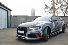 Load image into Gallery viewer, MAXTON DESIGN FRONT SPLITTER V.2 AUDI RS6 C7 / C7 FL