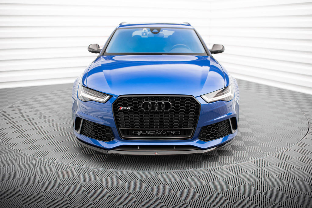 MAXTON DESIGN FRONT SPLITTER V.2 AUDI RS6 C7 / C7 FL