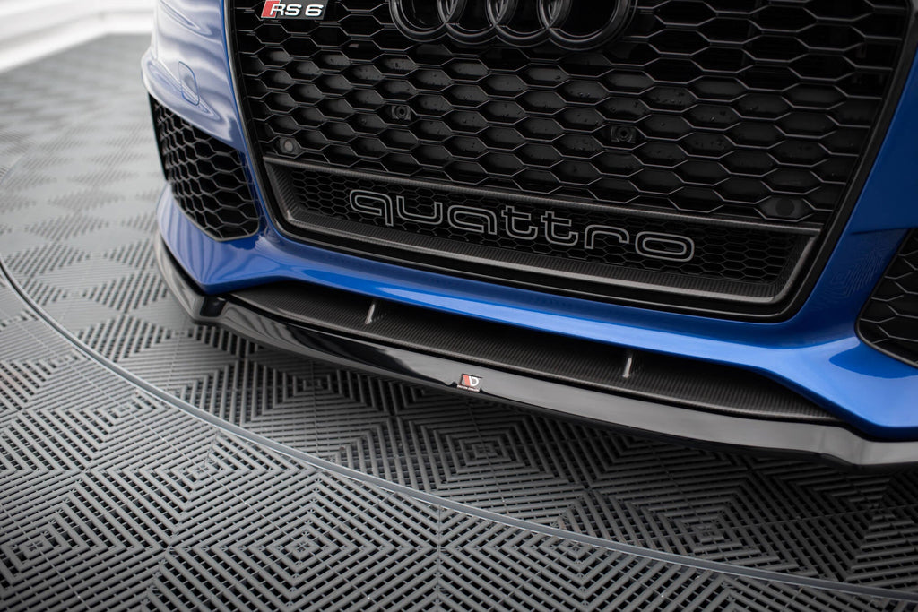 MAXTON DESIGN FRONT SPLITTER V.2 AUDI RS6 C7 / C7 FL