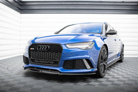MAXTON DESIGN FRONT SPLITTER V.2 AUDI RS6 C7 / C7 FL