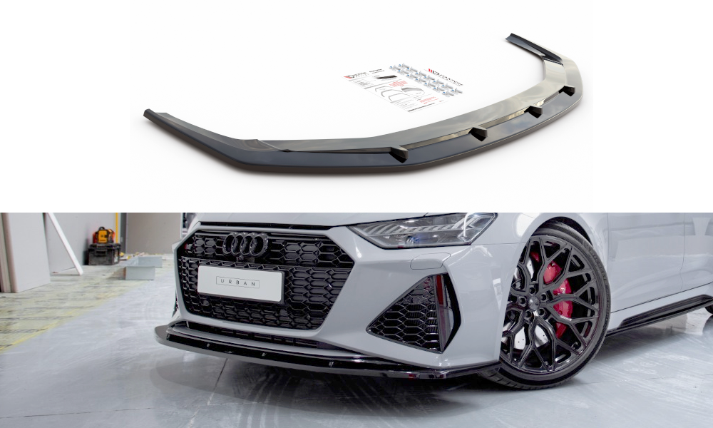 MAXTON DESIGN FRONT SPLITTER V.2 AUDI RS6 C8