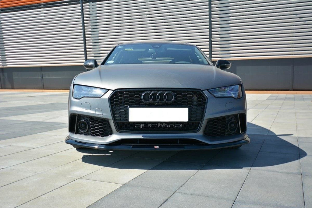 MAXTON DESIGN FRONT SPLITTER V.2 AUDI RS7 C7 FL