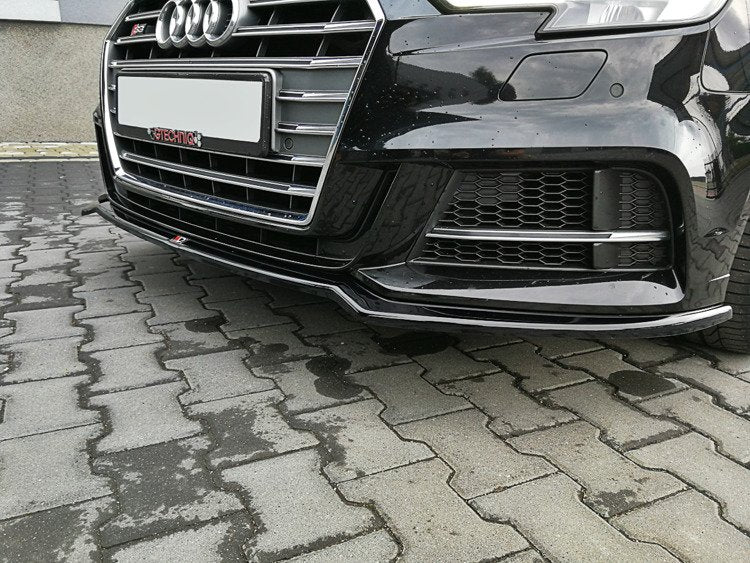 MAXTON DESIGN FRONT SPLITTER V.2 AUDI S3 / A3 S-LINE 8V FL