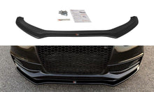 Load image into Gallery viewer, MAXTON DESIGN FRONT SPLITTER V.2 AUDI S4 / A4 S-LINE B8 FL