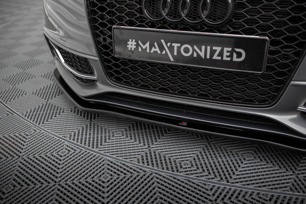 MAXTON DESIGN FRONT SPLITTER V.2 AUDI S5 / A5 S-LINE 8T FL