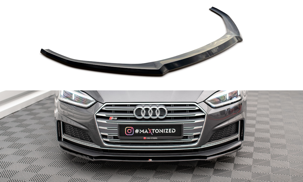 MAXTON DESIGN FRONT SPLITTER V.2 AUDI S5 / A5 S-LINE F5 COUPE / SPORTBACK