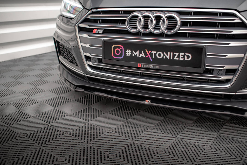 MAXTON DESIGN FRONT SPLITTER V.2 AUDI S5 / A5 S-LINE F5 COUPE / SPORTBACK