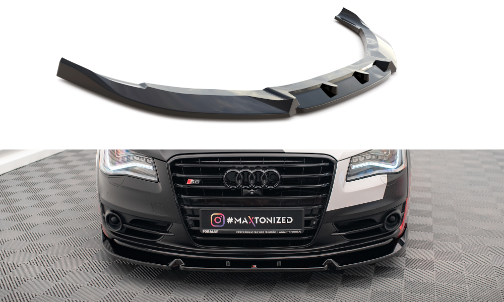 MAXTON DESIGN FRONT SPLITTER V.2 AUDI S8 D4