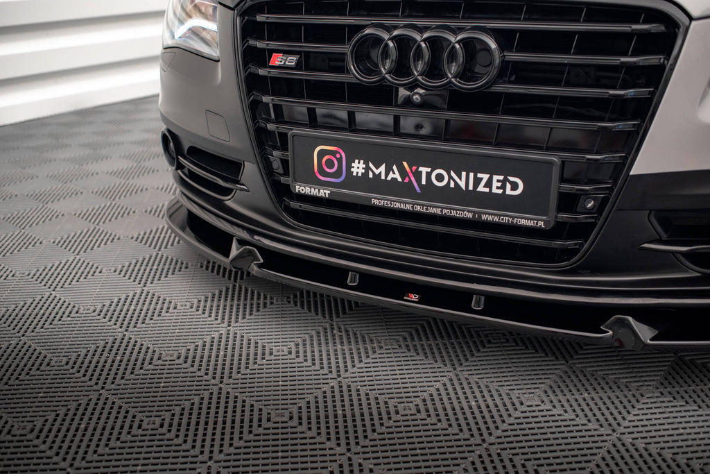 MAXTON DESIGN FRONT SPLITTER V.2 AUDI S8 D4