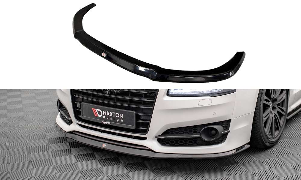 MAXTON DESIGN FRONT SPLITTER V.2 AUDI S8 D4 FL