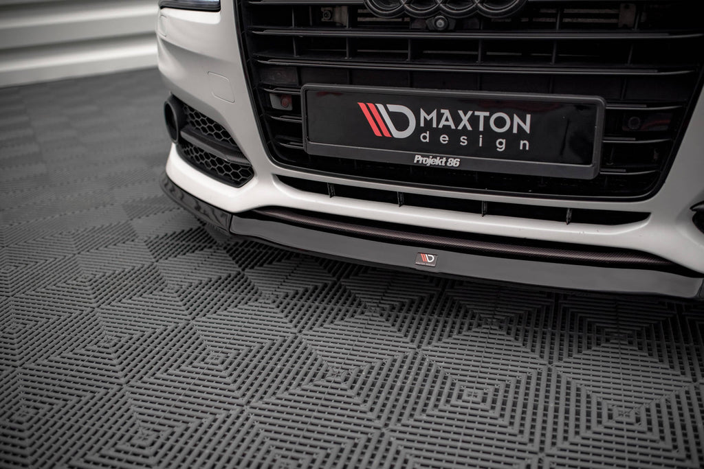 MAXTON DESIGN FRONT SPLITTER V.2 AUDI S8 D4 FL