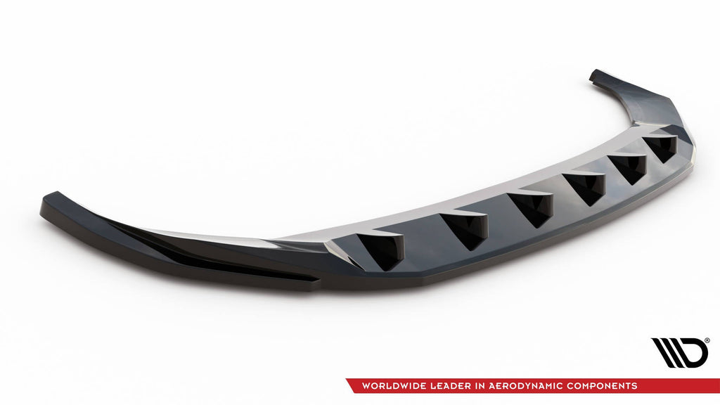 MAXTON DESIGN FRONT SPLITTER V.2 AUDI SQ5 / Q5 S-LINE SUV / SPORTBACK MK2 FACELIFT