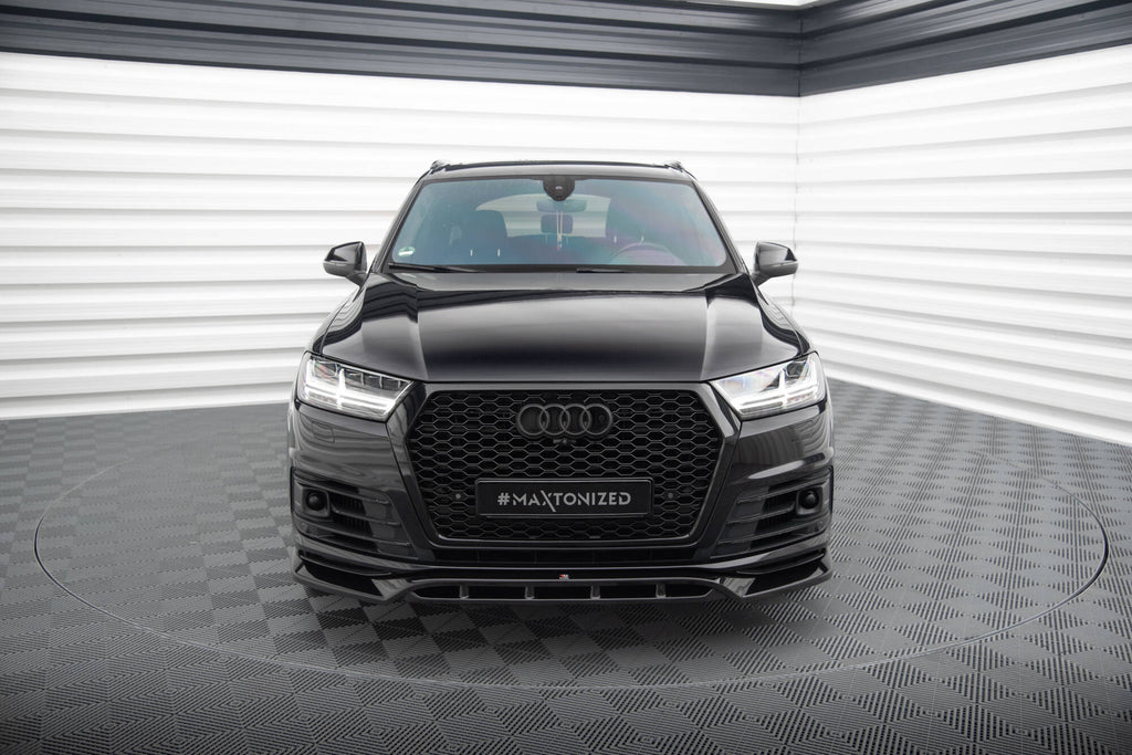 MAXTON DESIGN Front Splitter V.2 Audi SQ7 / Q7 S-Line Mk2