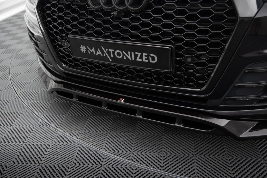 MAXTON DESIGN Front Splitter V.2 Audi SQ7 / Q7 S-Line Mk2