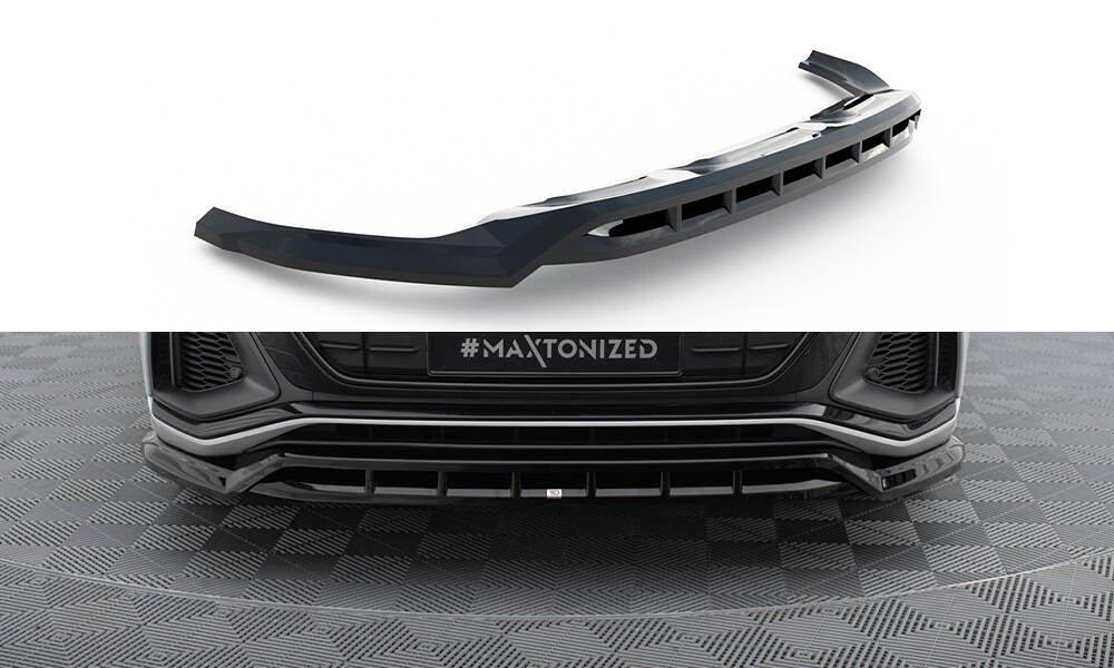 MAXTON DESIGN FRONT SPLITTER V.2 AUDI SQ8 / Q8 S-LINE MK1