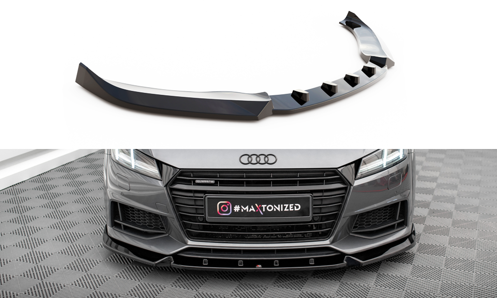 MAXTON DESIGN FRONT SPLITTER V.2 AUDI TT S / S-LINE 8S