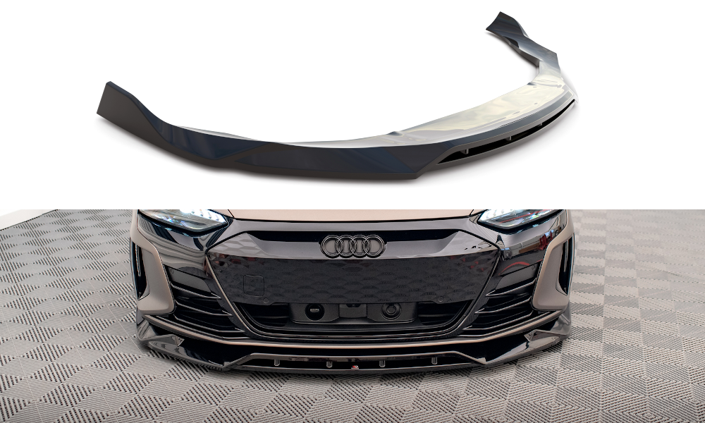 MAXTON DESIGN FRONT SPLITTER V.2 AUDI E-TRON GT / RS GT MK1