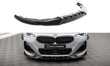 Load image into Gallery viewer, MAXTON DESIGN FRONT SPLITTER V.2 BMW 2 COUPE M-PACK / M240I G42