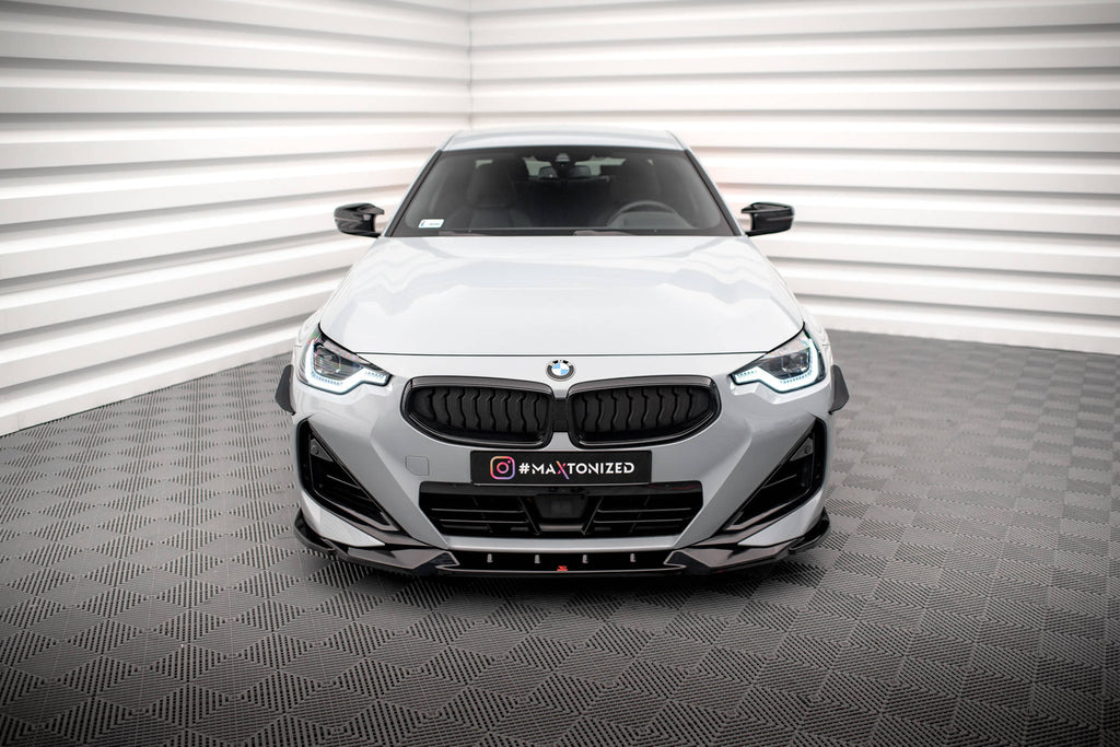 MAXTON DESIGN FRONT SPLITTER V.2 BMW 2 COUPE M-PACK / M240I G42